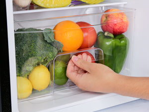 Upstreman 3.1 Cu.Ft Mini Fridge with Freezer, Double Door Mini Fridge, Adjustable Thermostat, Mini Refrigerator for Dorm, Office, Bedroom