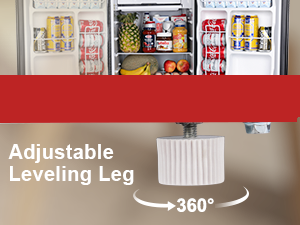 Upstreman 3.2 Cu.Ft Mini Fridge with Freezer, Single Door, Adjustable Thermostat, Refrigerator for Dorm, Office, Bedroom