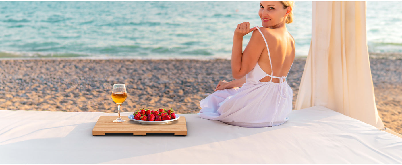 Upstreman 16" Shower Mat for Inside Shower Bath Mat for Bathroom Floor Spa Mat Water Resistance No-Maintenance Wooden-Like Non Slip for Bathtub, Pool, Seaside, Indoor & Outdoor Use (Teak Color)