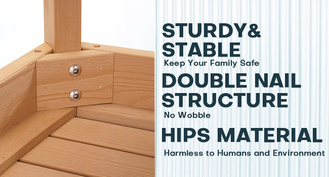 Upstreman 24" Shower Benches for Inside Shower Stool with Large Storage Shelf Water Resistant & Non-Slip Feets Design for Bathroom Living Room Bedroom (Teak Color)