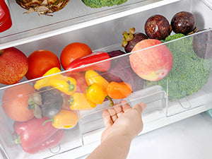 Upstreman 7.7 Cu.Ft. Double Door-Apartment Size Fridge with Large Capacity Top Freezer, Adjustable Thermostat Control, Reversible Door Swing,Black(BD75)