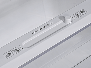 Upstreman 14.7 Cu.Ft. Double Door Fridge in White Steel with Large Capacity Top Freezer, Frost Free, Adjustable Thermostat Control, Fingerprint-resistant,Reversible Door Swing, ENERGY STAR