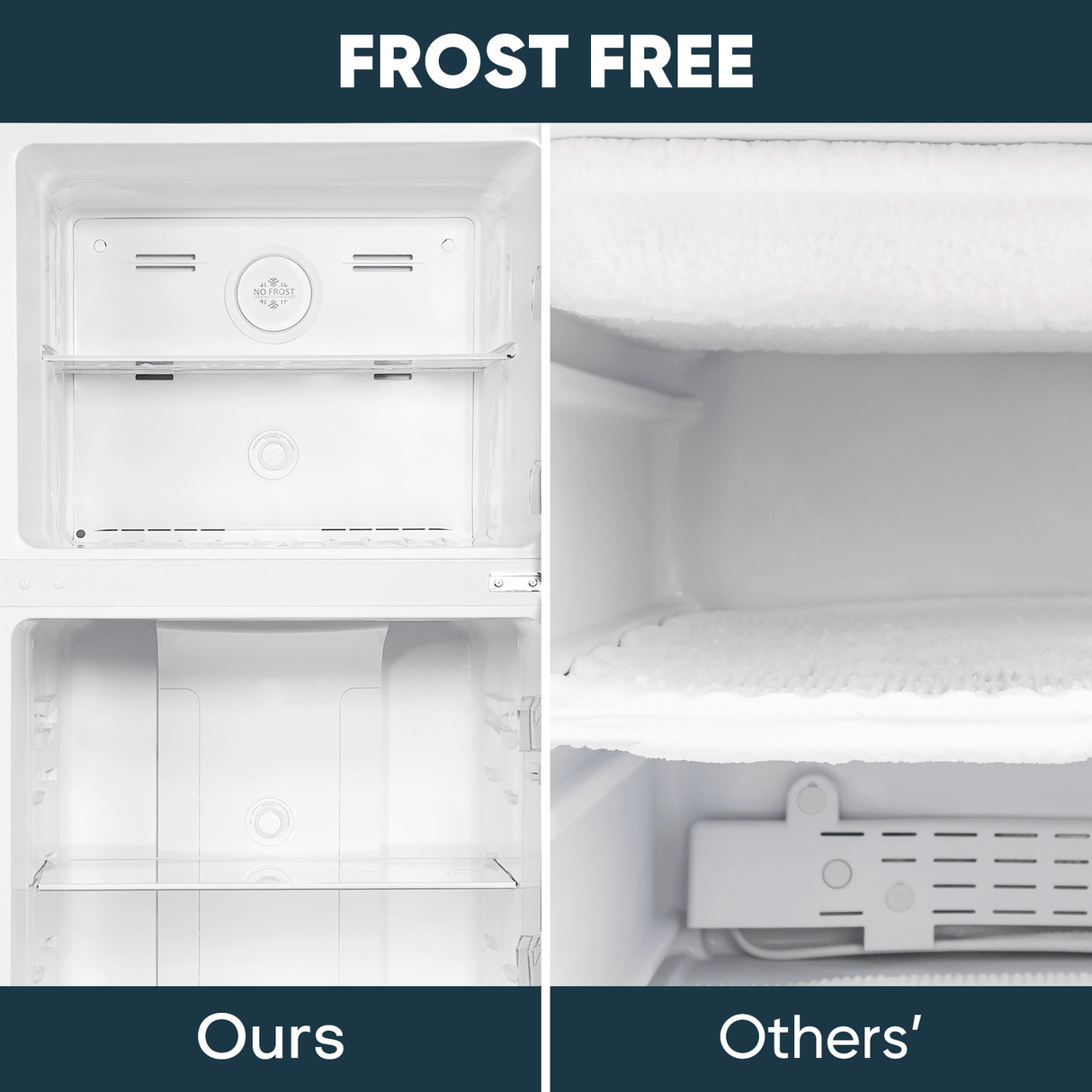 pstreman 14.7 Cu.Ft. Double Door Fridge in White Steel with Large Capacity Top Freezer, Frost Free, Adjustable Thermostat Control, Fingerprint-resistant,Reversible Door Swing, ENERGY STAR