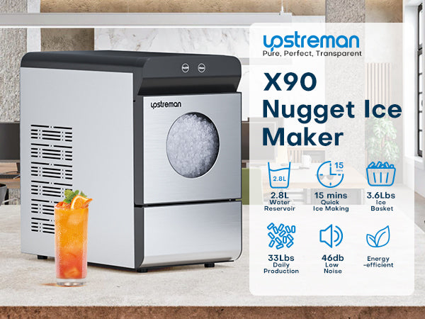 Upstreman X90 pro Nugget Ice Maker Countertop