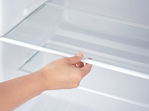 Upstreman 3.1 Cu.Ft Mini Fridge with Freezer, Double Door Mini Fridge, Adjustable Thermostat, Mini Refrigerator for Dorm, Office, Bedroom