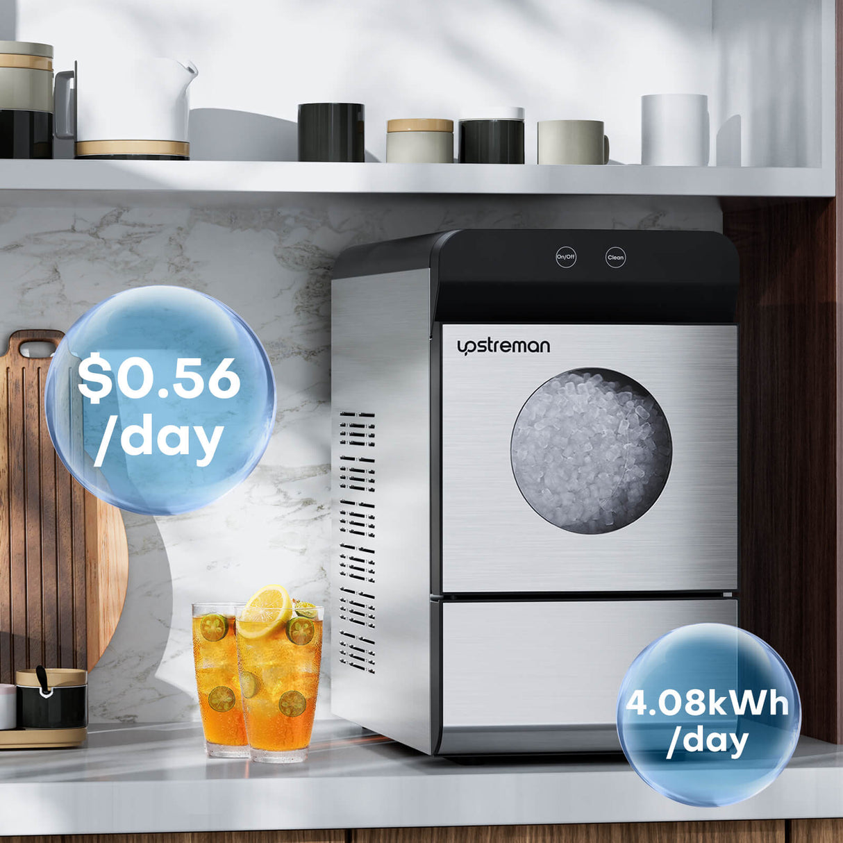 Upstreman X90 pro Nugget Ice Maker Countertop