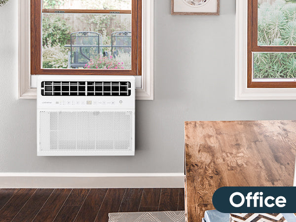 Upstreman 8100 BTU Window Air Conditioner Full View, Cools up to 380 Sq. Ft, Open Window Flexibility, Energy Saving, Quiet Operation, Remote Control (Fits up to 11" wall thickness)-N2