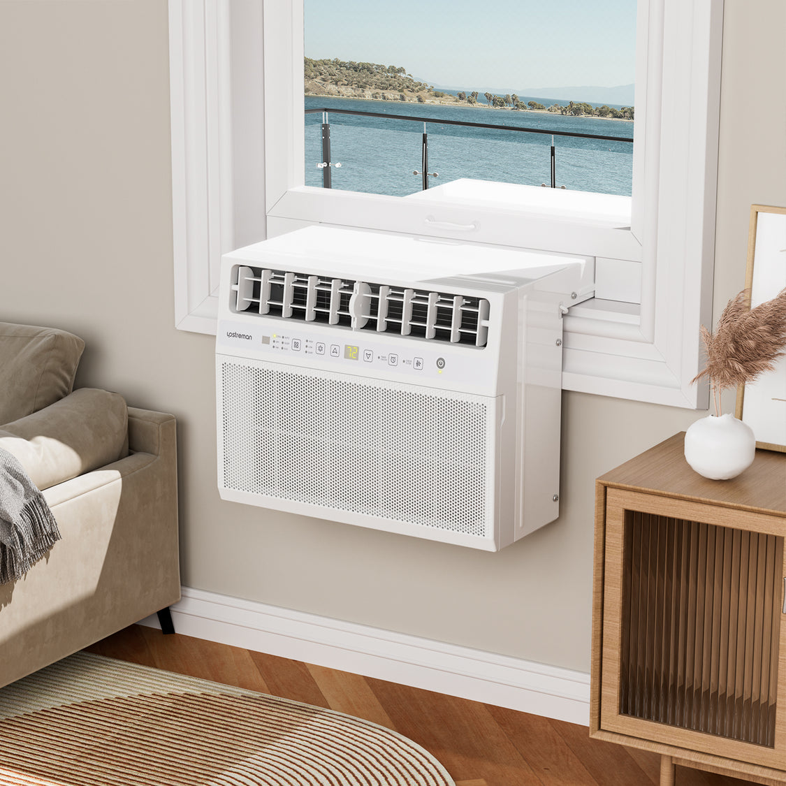 8100 BTU Window Air Conditioner, Energy Saving Upstreman