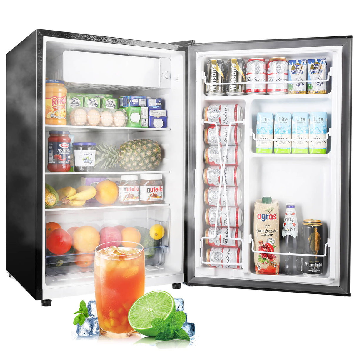 Haier 3.2-cu ft Standard-depth Mini Fridge (Black) in the Mini