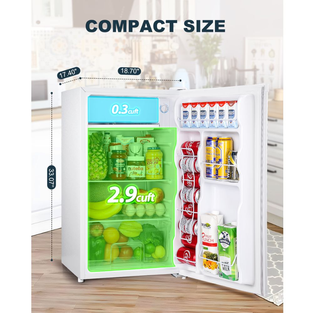 Small Refrigerator Sizes & Dimensions